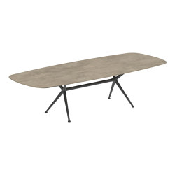 Exes table 300x120cm coated aluminium & ceram top | Mesas comedor | Royal Botania