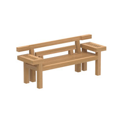 Nara garden bench | Bancs | Royal Botania