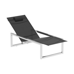 Ninix lounger stainless steel | Tumbonas | Royal Botania