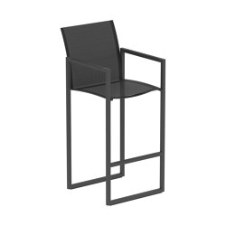 Ninix bar chair stainless steel | Sgabelli bancone | Royal Botania