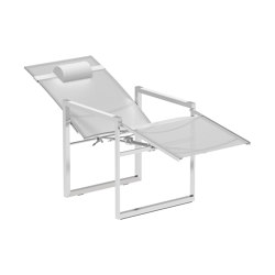 Ninix lounger stainless steel | Bains de soleil | Royal Botania