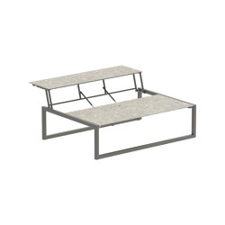 Ninix Lounge table 150T inox & plateau en céramique | Tables basses | Royal Botania