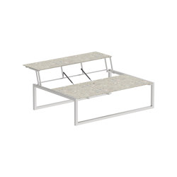 Ninix Lounge table 150T stainless steel & ceramic top | Coffee tables | Royal Botania