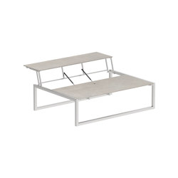 Ninix Lounge table 150T stainless steel & ceramic top | Coffee tables | Royal Botania