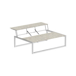 Ninix Lounge table 150T inox & plateau en céramique | Tables basses | Royal Botania