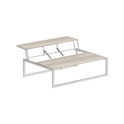 Ninix Lounge table 150T stainless steel & ceramic top | Coffee tables | Royal Botania