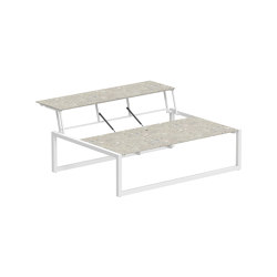 Ninix Lounge table 150T inox & plateau en céramique | Tables basses | Royal Botania