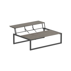 Ninix Lounge table 150T stainless steel & ceramic top | Coffee tables | Royal Botania