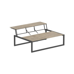 Ninix Lounge table 150T stainless steel & ceramic top | Coffee tables | Royal Botania