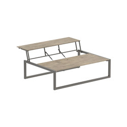 Ninix Lounge table 150T stainless steel & ceramic top | Coffee tables | Royal Botania