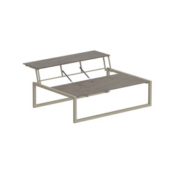 Ninix Lounge table 150T stainless steel & ceramic top | Coffee tables | Royal Botania