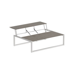 Ninix Lounge table 150T inox & plateau en céramique | Tables basses | Royal Botania