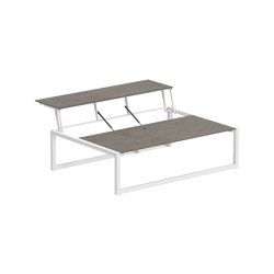 Ninix Lounge table 150T inox & plateau en céramique | Tables basses | Royal Botania