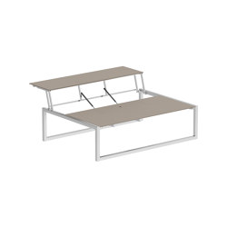 Ninix Lounge table 150T stainless steel & ceramic top | Coffee tables | Royal Botania