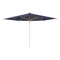 Shady umbrella 3x3m stainless steel pole & teak ribs | Parasols | Royal Botania