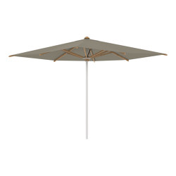 Shady umbrella 3x3m stainless steel pole & teak ribs | Parasols | Royal Botania