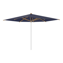 Shady umbrella 3x3m stainless steel pole & teak ribs | Parasol bases | Royal Botania