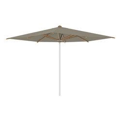 Shady umbrella 3x3m stainless steel pole & teak ribs | Shade sails | Royal Botania