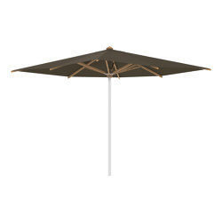 Shady umbrella 3x3m stainless steel pole & teak ribs | Front doors | Royal Botania