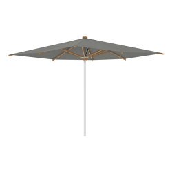 Shady umbrella 3x3m stainless steel pole & teak ribs | Playground equipment | Royal Botania