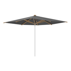 Shady umbrella 3x3m stainless steel pole & teak ribs | Decorative items | Royal Botania