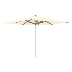 Shady umbrella 3x3m stainless steel pole & teak ribs | Parasols | Royal Botania