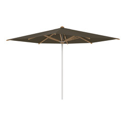 Shady umbrella 3x3m stainless steel pole & teak ribs | Parasols | Royal Botania