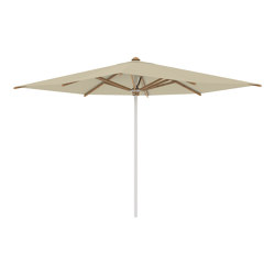 Shady umbrella 3x3m stainless steel pole & teak ribs | Parasols | Royal Botania