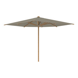 Shady umbrella 3x3mteak pole & teak ribs | Parasols | Royal Botania