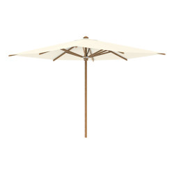 Shady umbrella 3x3m teak pole & teak ribs | Parasols | Royal Botania