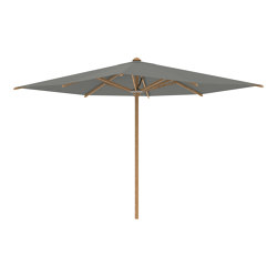 Shady umbrella 3x3m teak pole & teak ribs | Parasols | Royal Botania