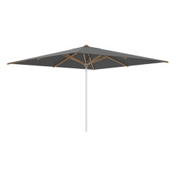 Shady umbrella 3,5x3,5m stainless steel pole & teak ribs | Sistemas de chimenea | Royal Botania