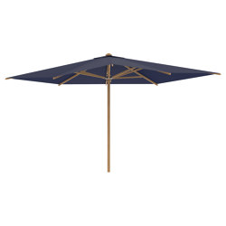 Shady parasol 3x4m teak pole & baleines en teck | Garden accessories | Royal Botania