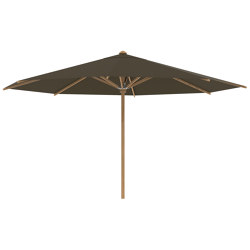 Shady umbrella 4,5m round teak pole & teak ribs | Parasols | Royal Botania