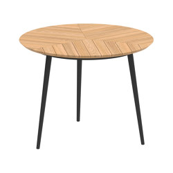 Styletto table 120R counter height teak top | Mesas comedor | Royal Botania