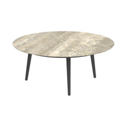 Styletto high lounge table 120cm round | Tavolini bassi | Royal Botania