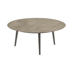 Styletto high lounge table 120cm round | Tavolini bassi | Royal Botania