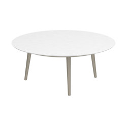 Styletto high lounge table 120cm round | Tavolini bassi | Royal Botania