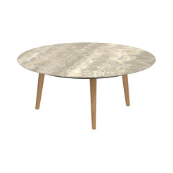 Styletto high lounge table 120cm round | Tavolini bassi | Royal Botania