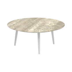 Styletto high lounge table 120cm round | Tavolini bassi | Royal Botania