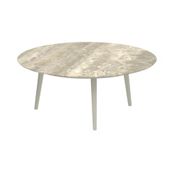 Styletto high lounge table 120cm round | Tavolini bassi | Royal Botania