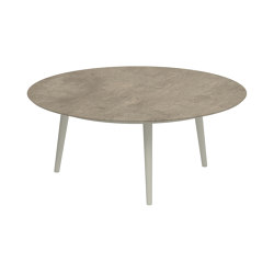 Styletto high lounge table 120cm round | Tavolini bassi | Royal Botania