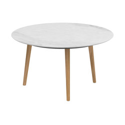 Styletto low dining table 120cm round | Dining tables | Royal Botania