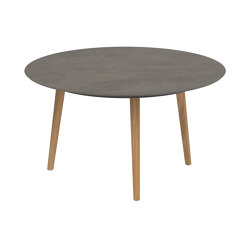 Styletto low dining table 120cm round | Mesas comedor | Royal Botania