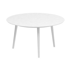 Styletto low dining table 120cm round | Mesas comedor | Royal Botania