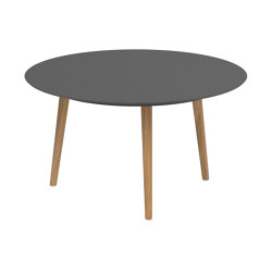 Styletto low dining table 120cm round | Mesas comedor | Royal Botania