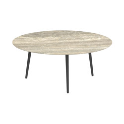 Styletto low lounge table 120cm ronde | Tables basses | Royal Botania