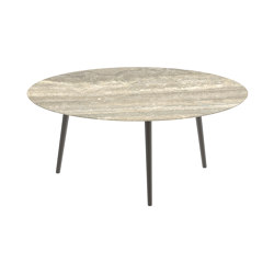 Styletto low lounge table 120cm round | Tavolini bassi | Royal Botania