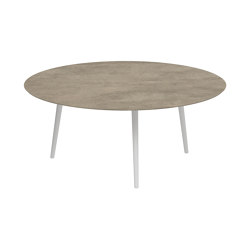 Styletto low lounge table 120cm ronde | Tables basses | Royal Botania