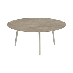 Styletto low lounge table 120cm ronde | Tables basses | Royal Botania